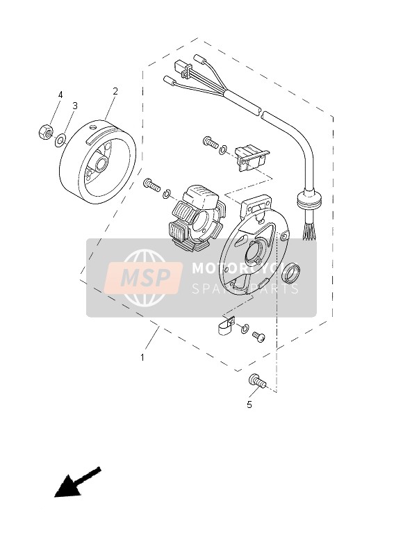 Yamaha EW50N 2013 Generator voor een 2013 Yamaha EW50N